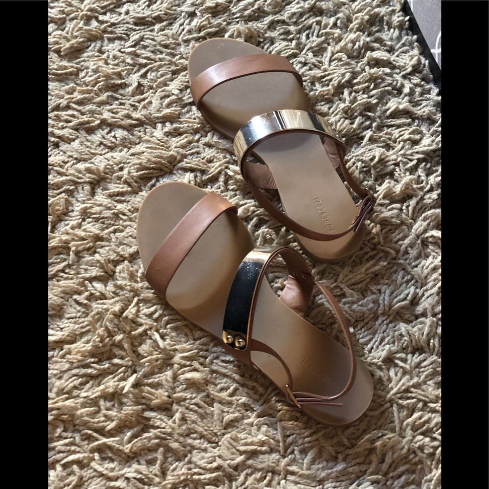 Tan sandals